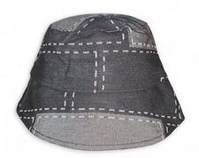 Denim splicing bucket hat Women's spring summer vintage sun Fisherman's Hat