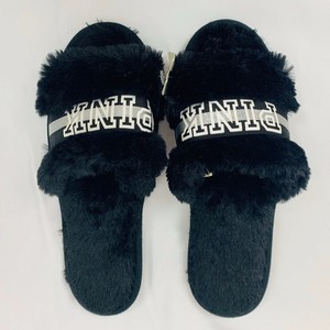 victoria secret pink open toe slippers