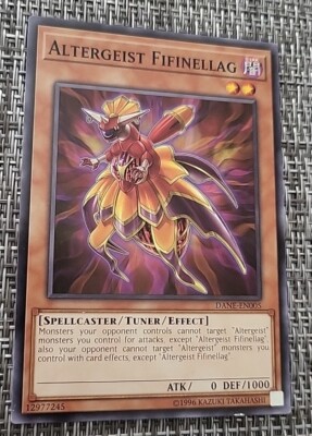 Yu-Gi-Oh! Altergeist Fifinellag – DANE-EN005 Common 1st Edition Card From Dark Neostorm Booster