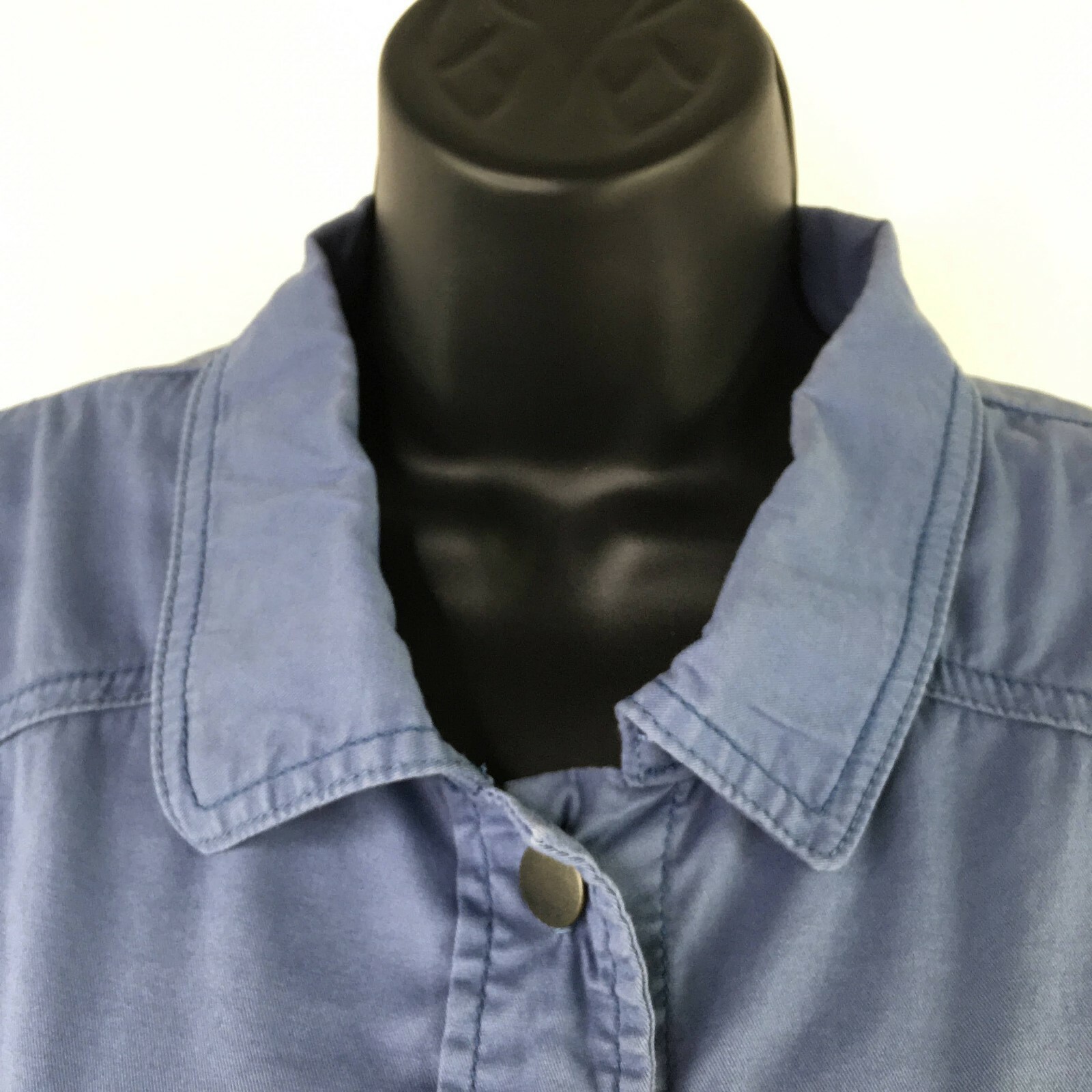 Pendleton Jacket Womens Large Blue Stretch Cotton… - image 5