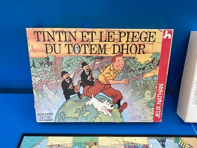 Jeu De Société Tintin – Le Piège Du Totem Dhor – Nathan 1992 – Complet