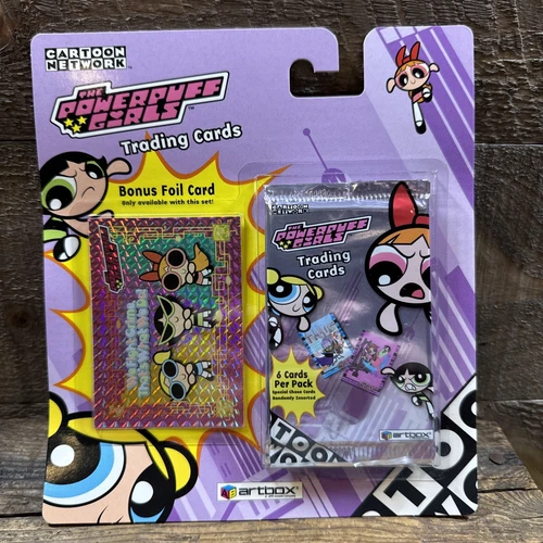 The Powerpuff Girls Sealed 2000 Artbox Cartoon Network 2 Booster Packs & Chase A