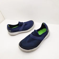 Oofos OOmg Low Shoes Sz 8 Women's Slip On Navy Blue Lightweight Recovery Support
