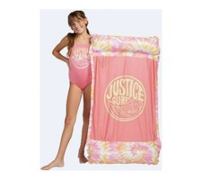 Justice Inflatable Mesh Hammock Pool Float, Converts to Chair, Drifter, Saddle