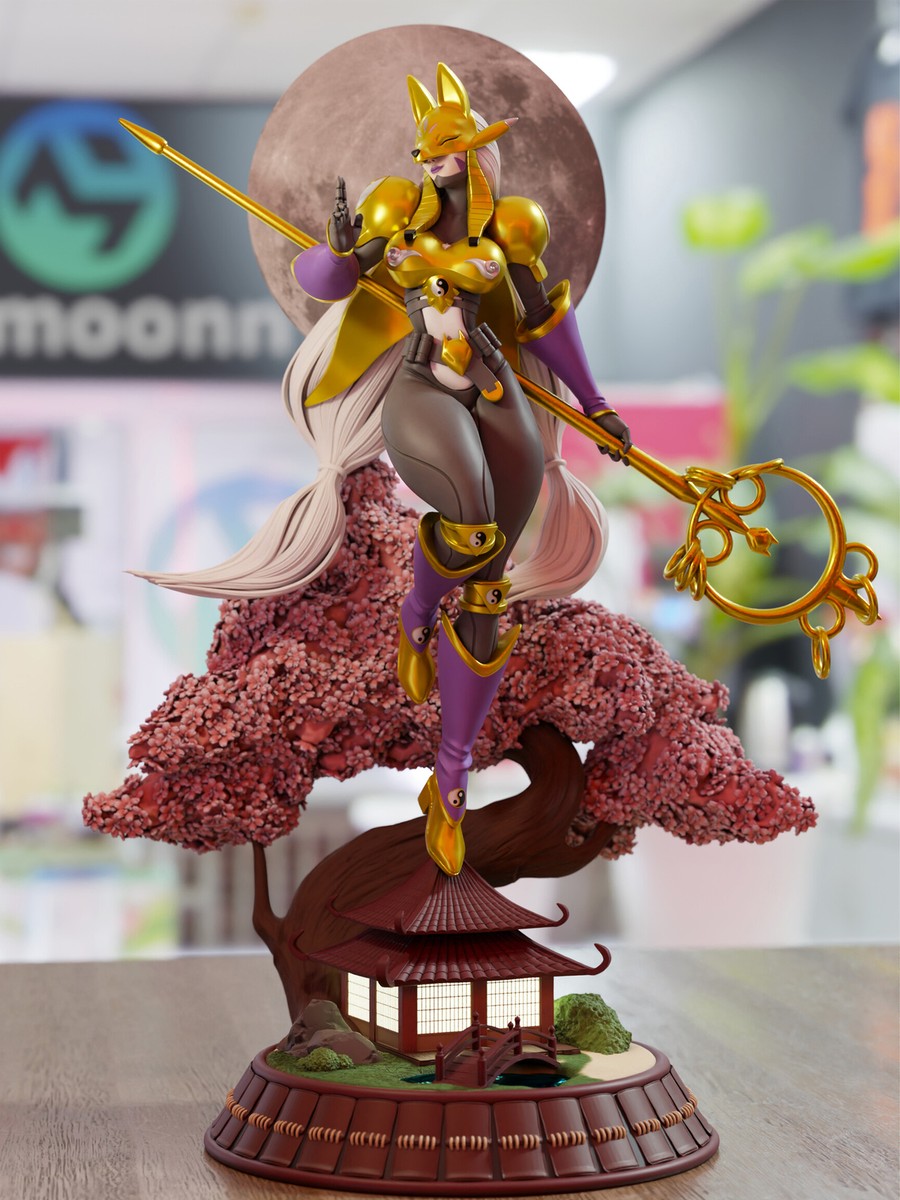 Unpainted Digimon Sakuyamon Resin GARAGE KIT FIGURES Model In