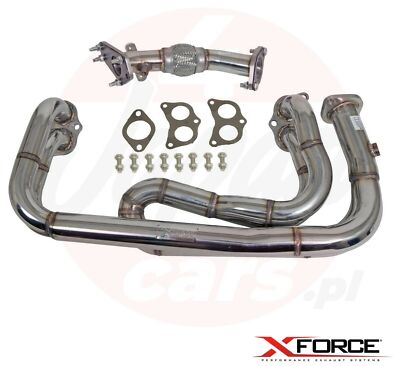 Exhaust Manifold Header Up-Pipe X-FORCE For Subaru WRX STI EJ20 | eBay