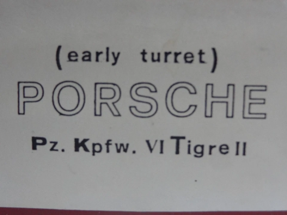 1/35 PORSCHE EARLY TURRET PZ. KPFW. IV TIGRE II - KIT IN RESINA COMPLETO - WWII - Immagine 2 di 4