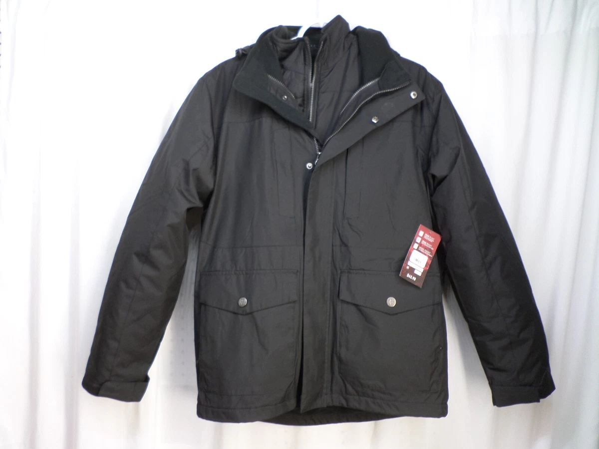 NEW Swiss Tech 2 in 1 Black Winter Jacket Men s Size S 34 36 eBay