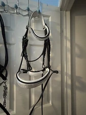 Oversize New Art Deco Double bridle By Halter Ego