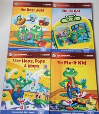 Leapfrog Early READING SYSTEM Books: CONSONANTS  SHORT VOWELS  Lot of 4 