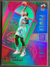 2020-21 Donruss Power in the Paint Green Flood #3 Bam Adebayo