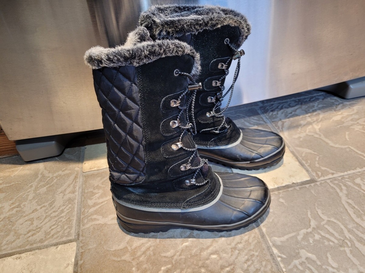 LANDS END LAND'S END FUR LINED WINTER BOOTS WOMENS - Main Image