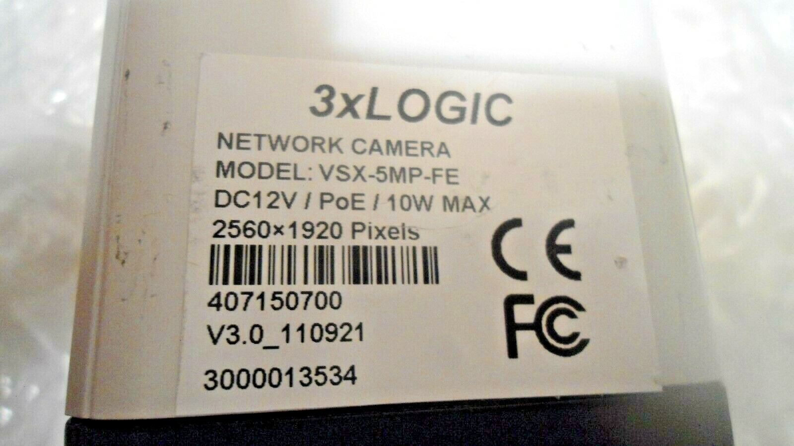 3X Logic 5MP Network Camera VSX-5MP-FE day night SD slot