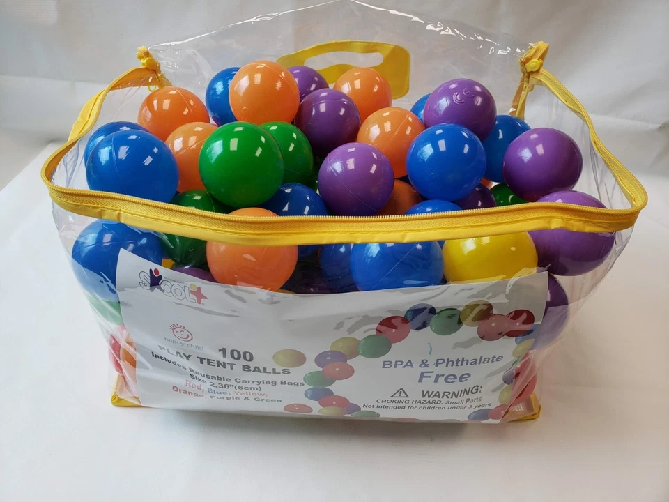 Pit Balls 40 Boxes of 200 – Wholesale Lot | Phthalate and BPA Free 6cm, 6 colors - Image 2 of 4