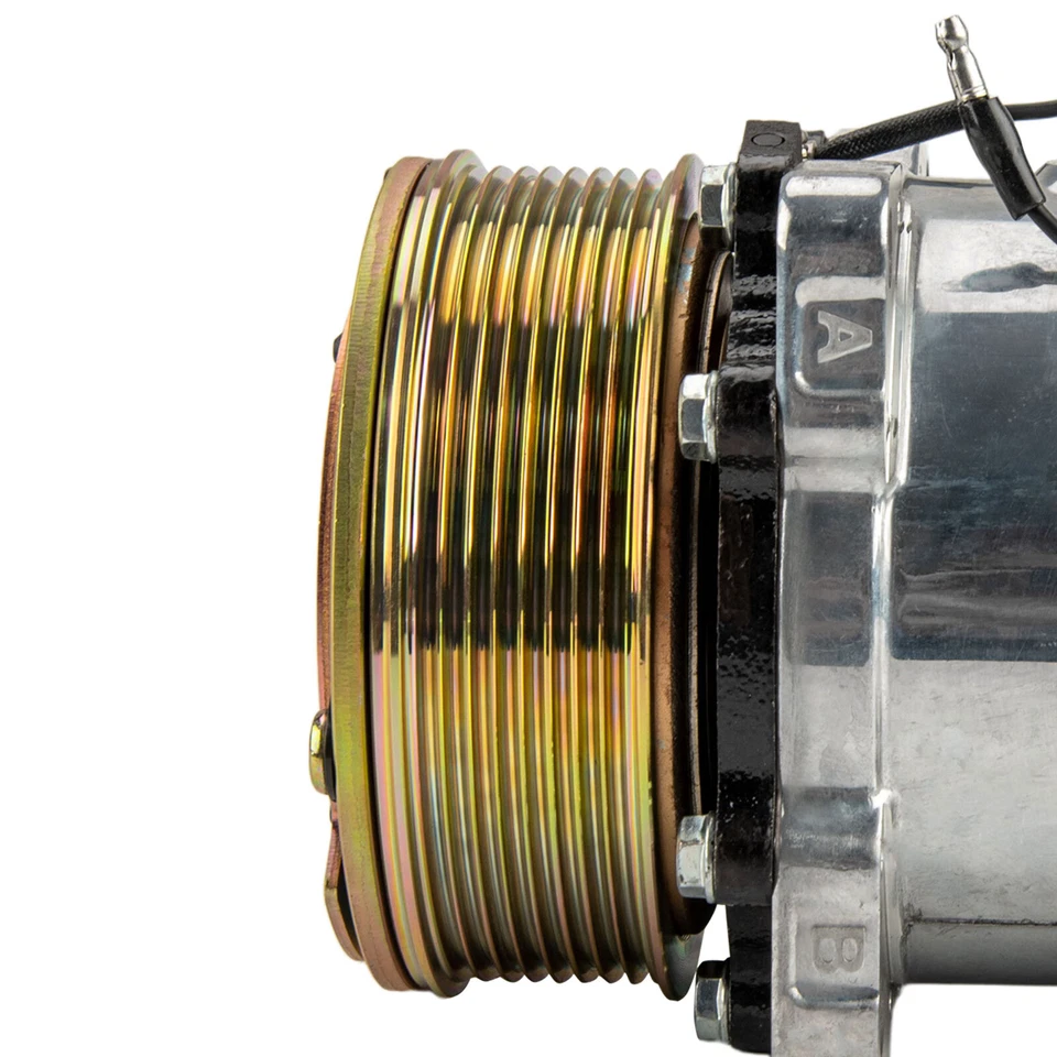 Compresor de aire acondicionado con embrague para Freightliner MB60 1992-1994 Foto 4 de 4