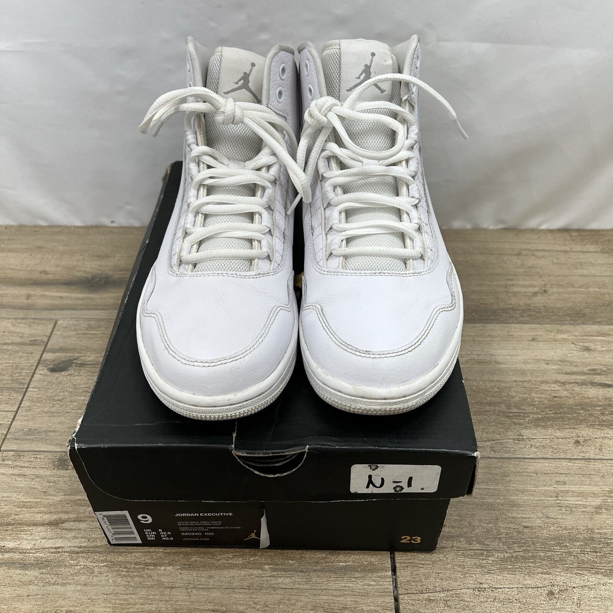 Size 9 - Jordan Executive White for sale online | eBay