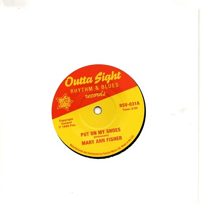 Mary Ann Fisher:Put on my shoes:Faye Adams - The hammer :UK Outta Sight:Re-Issue