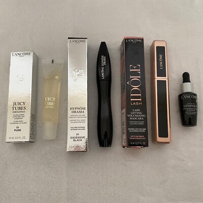 4 Lancôme- Hypnose Drama-Idole Lash Mascara Juicy Tube Gloss Pure Génifique