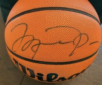 signed jordan basketball