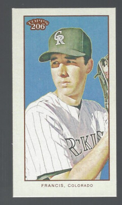 Jeff Francis 2009 Topps 206 Mini Old Mill Card# 106