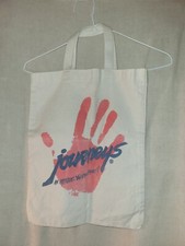 Journeys Shoes Canvas Shopping Bag Vtg