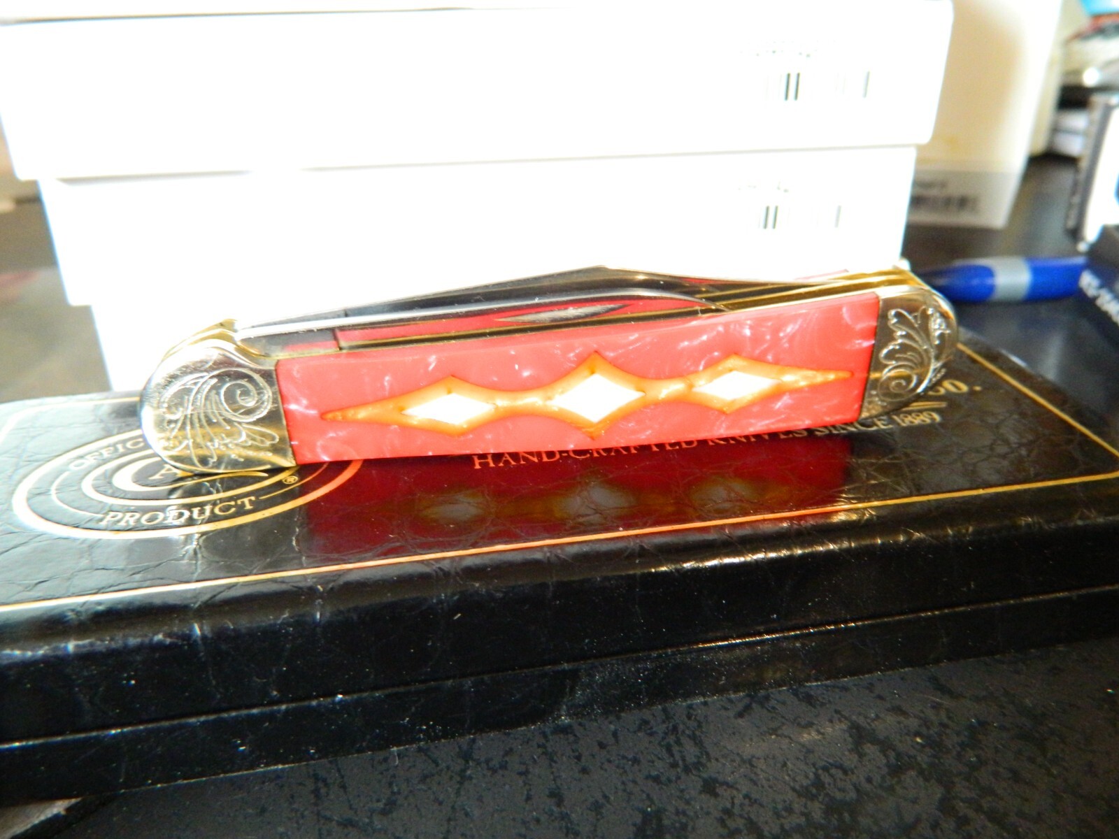 CASE & SONS CUTLERY 4" COPPERHEAD POCKET KNIFE 1 OF 500 CUSTOM LIMITED EDITION