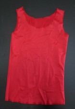 NWOT Unisex rawedge Dance Tank Top Spandex red Wolff Fording Hiphop shirt
