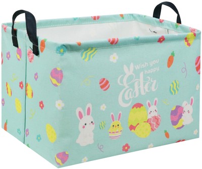 Rectangular Easter Basket Easter Gift Basket Empty Baby Boy Basket Kids Toy S...