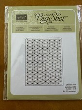 Stampin' Up SNOW BURST Textured Impressions Embossing Folder