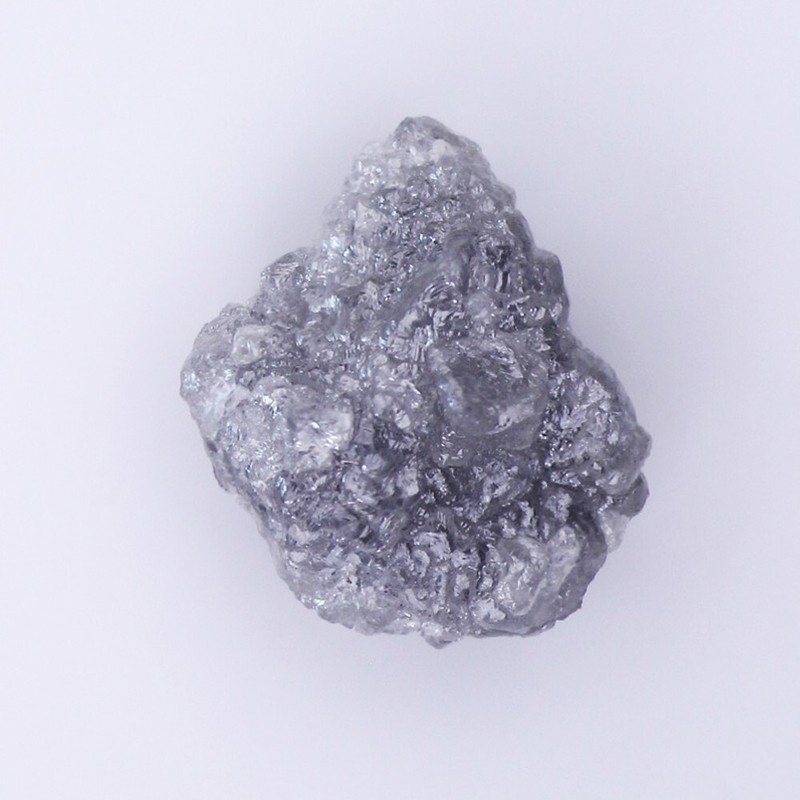 Genuine Loose Rough Natural Grayish Color 1.35 Carat Fantastic Diamond