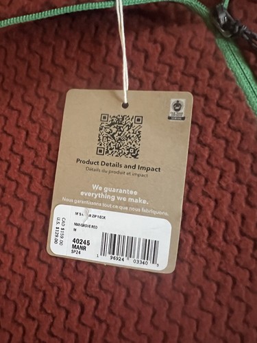 New Patagonia Men's Medium R1 Air Zip-Neck - Picture 4 of 6