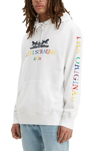 Levi's Mens White Logo Graphic Classic 