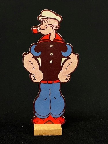 1935 POPEYE Pipe Ring Toss Game, King Features No. 17, Complete Game - Picture 3 of 12