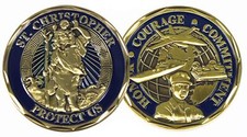 Saint Christopher / Military Sailor - USN Challenge Coin 3133