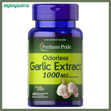 Puritan's Pride Odorless Garlic 1000 Mg, 100 Total Count .......................