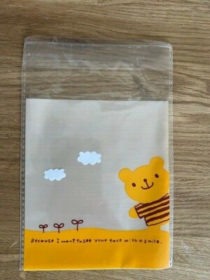 SÜSSE TEDDYBÄR CELLOPHAN KEKSTÜTEN, SÜSSIGKEITENBEUTEL, PARTYDEKO, WEIHNACHTSTÜTEN