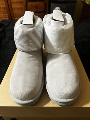 Ugg Classic Mini Jersey Stripe Sz 11