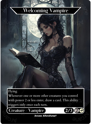 Welcoming Vampire - Full Art Altered Art Custom Proxy Cards