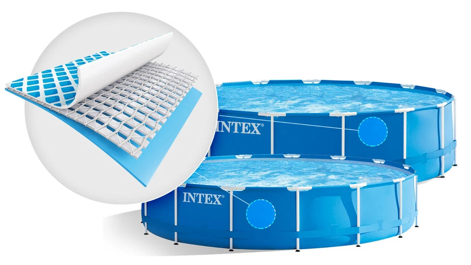 INTEX 6 in 1 Set Green Pool Frame Pool Gartenpool Schwimmbecken 366 x 76 cm - Bild 4 von 4