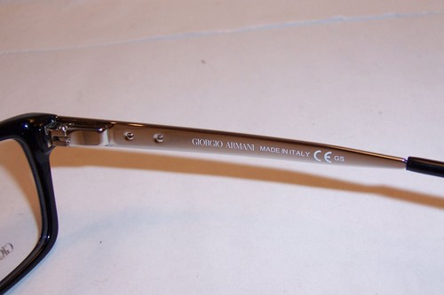 NUEVAS GAFAS Giorgio Armani GA 872 CSA NEGRAS 51mm RX AUTÉNTICAS - Imagen 9 de 9