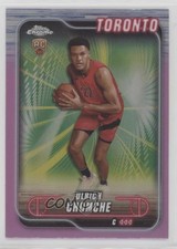2024-25 Topps Chrome Pink Refractor Ulrich Chomche #191 12fl