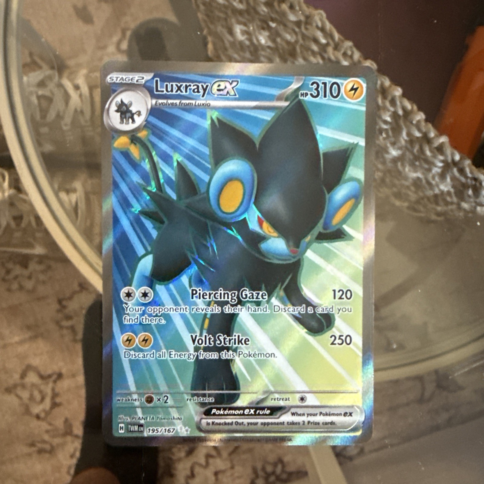 Luxray ex 195/167 Sv06: Twilight Masquerade Holo