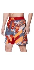 Nike Mens 7" Vibrant Colorful Graphic Print Swim Trunks Size Medium