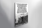 Rocky Balboa Motivational Canvas Print, Boxing Quote Wall Art Decor