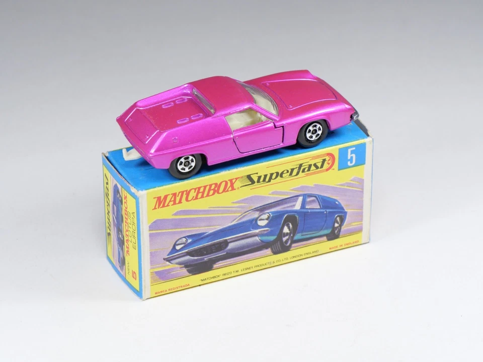 MATCHBOX SUPERFAST - 5 - Lotus Europa - Rose Fuscia - En boite - Photo 2/4