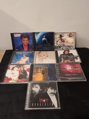 Lot of 10 country music CD's Travis Tritt, Faith Hill, Ect