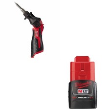 Milwaukee 2488-20+48-11-2420 M12 Soldering Iron Kit w/ 2.0Ah Battery