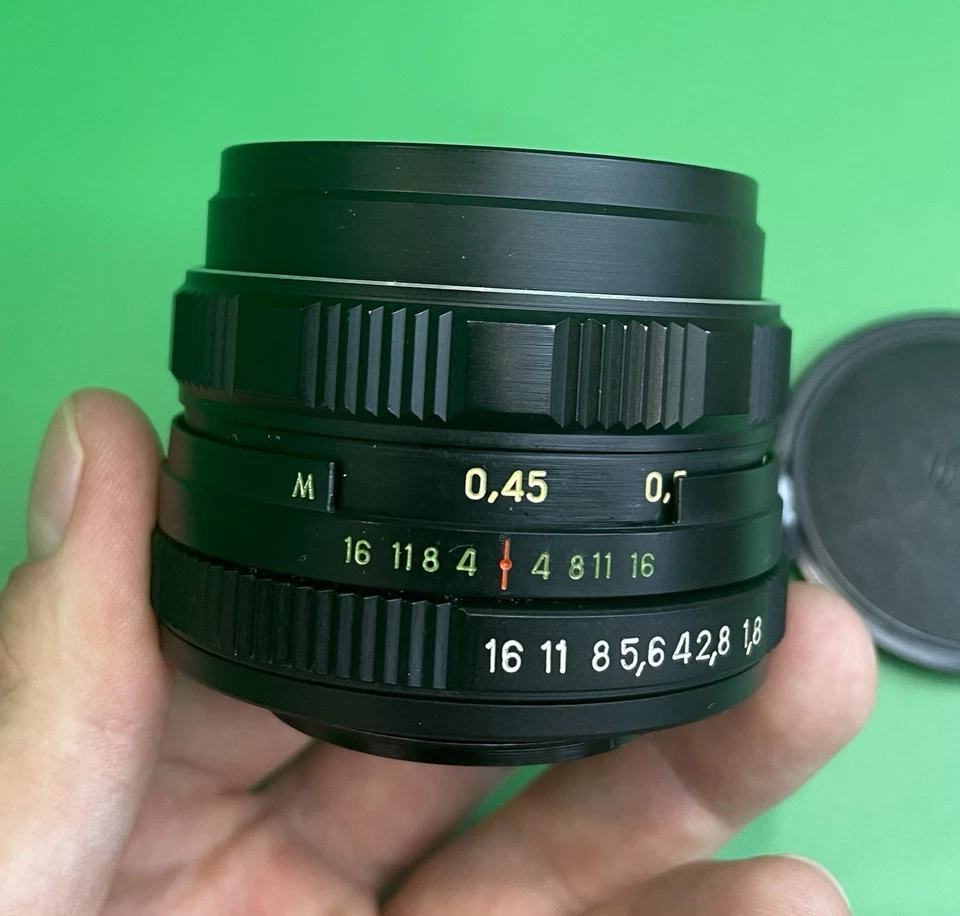 MC Helios 77M-4 50mm f/1.8 Lens M42 Mount+Front Cap S/N91020754 - Image 2 of 4