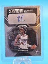2022-23 Panini Prizm - Sensational Signatures Keon Ellis #SS-KE (AU, RC)