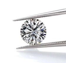 Diamante tondo coltivato in laboratorio 3 ct VVS1 chiarezza colore D pietra certificata scintillante